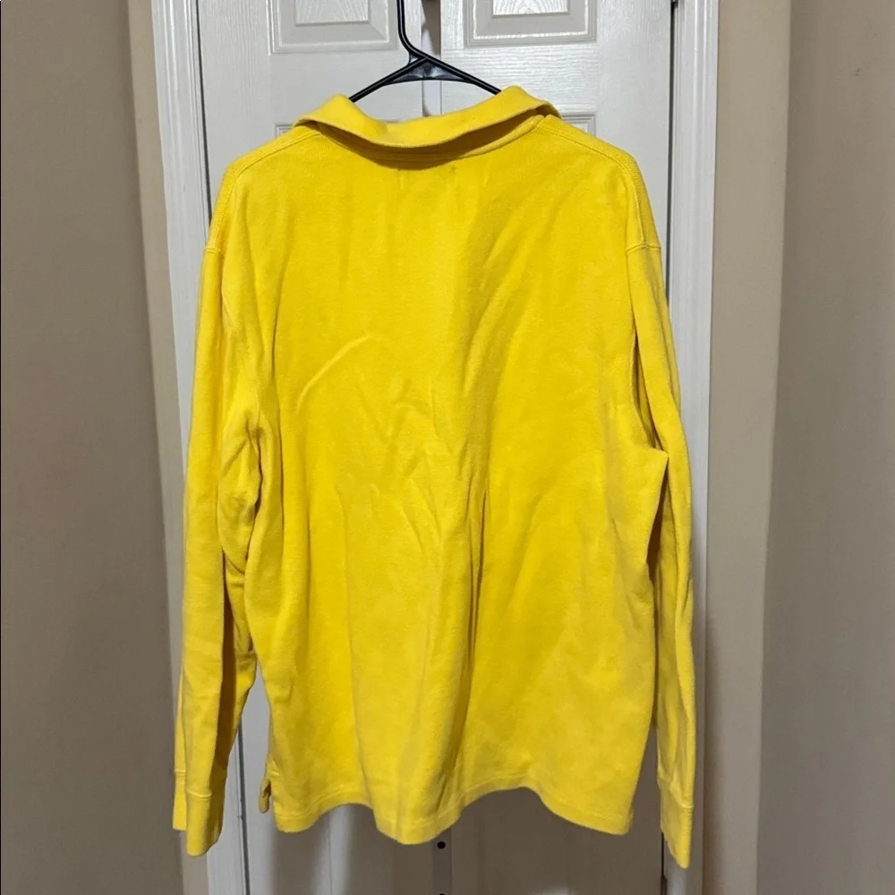Ralph Lauren POLO Yellow quarter Zip-Up